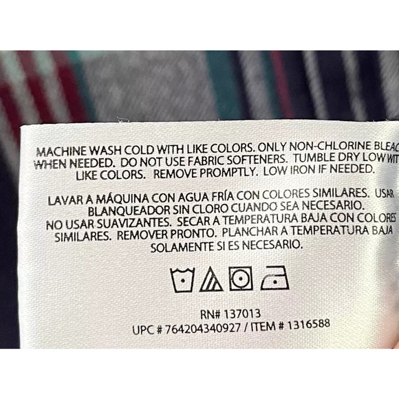 Orvis Women's Pinnacle Shacket Plaid Flannel M Snap Button Up Shirt Fleece Lined - Picture 8 of 8